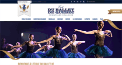 Desktop Screenshot of christianebelanger-danse.com